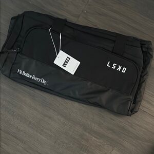 Black duffel gym Bag
